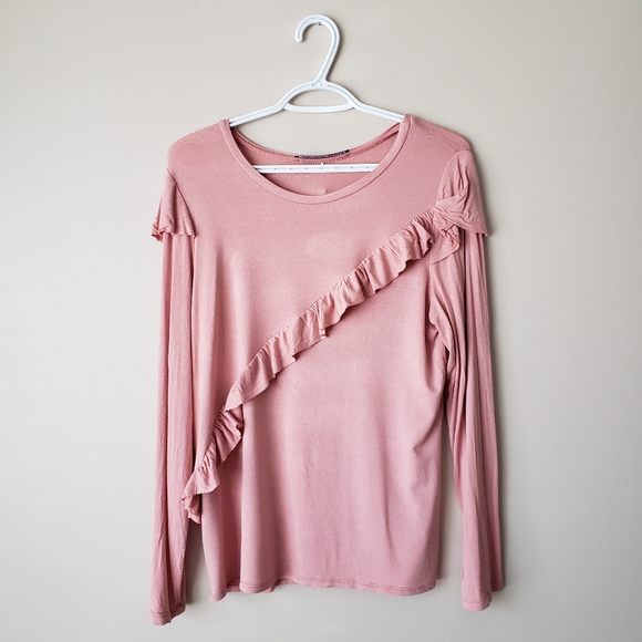 Rebel Sugar Pink Long Sleeve Top 💕 - Picture 1 of 3